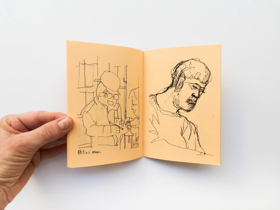 Benedikt Steiner - A zine from drawings of me making a zine 6