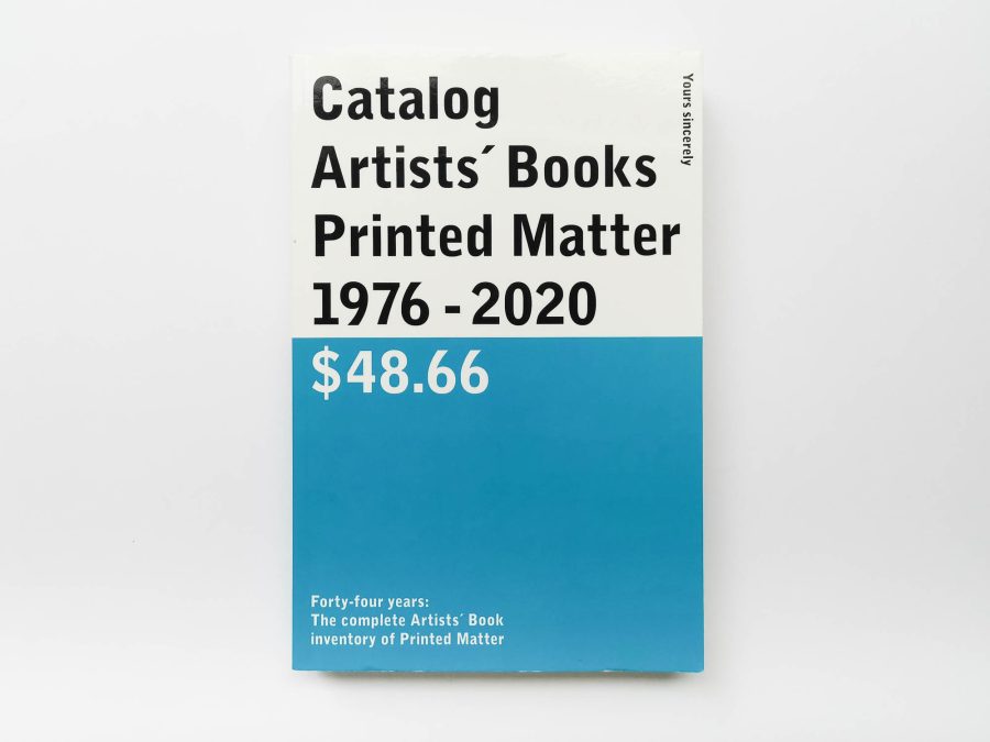 Catalog - Artists Books - Printed Matter - 1976 - 2020 - 48 66 0