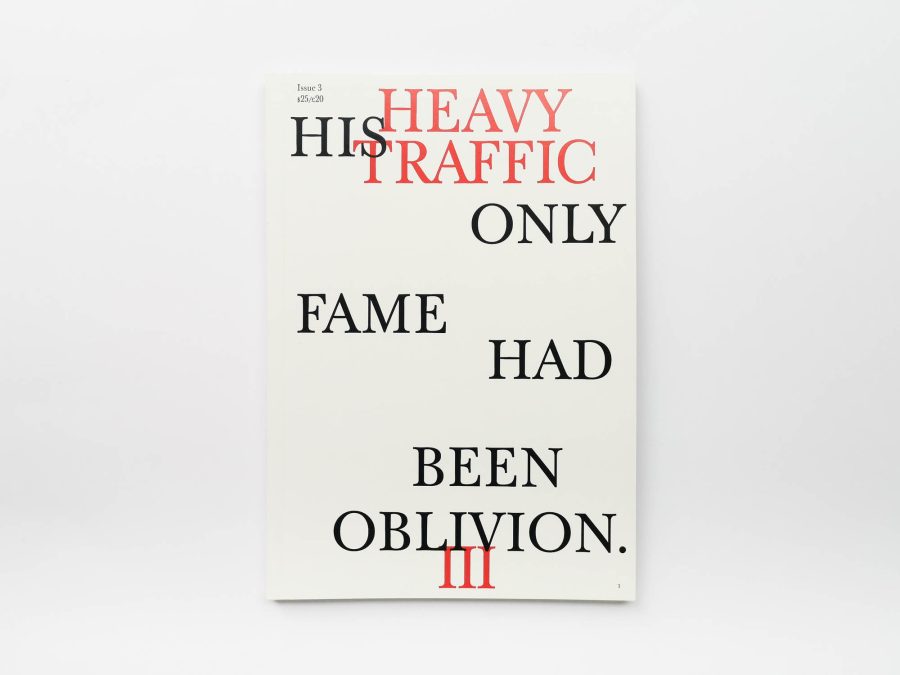 Heavy Traffic 3 1