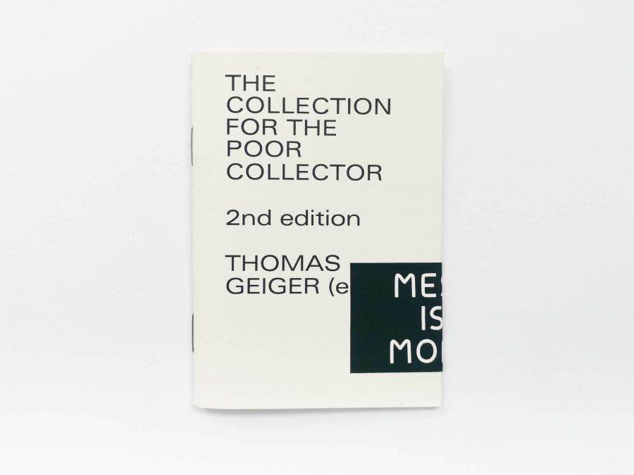 Thomas Geiger - The Collection for the Poor Collector 1
