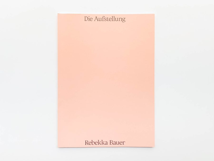 Rebekka Bauer - Die Aufstellung 1